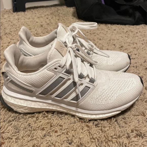 SOLD Adidas Energy Boost 3 White Gray - Picture 2 of 12